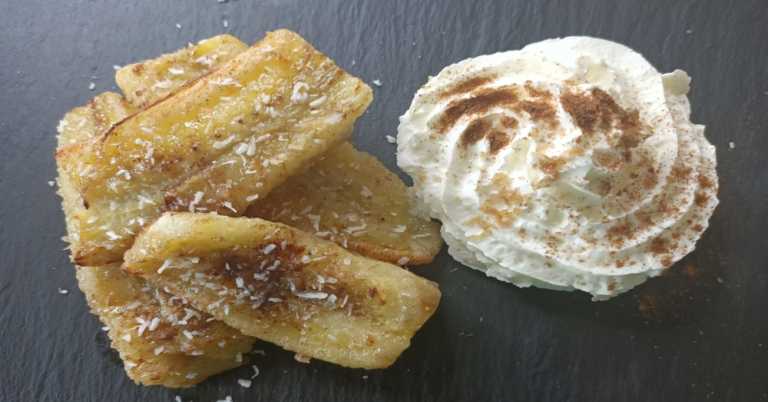 Air Fryer Caramelized Bananas