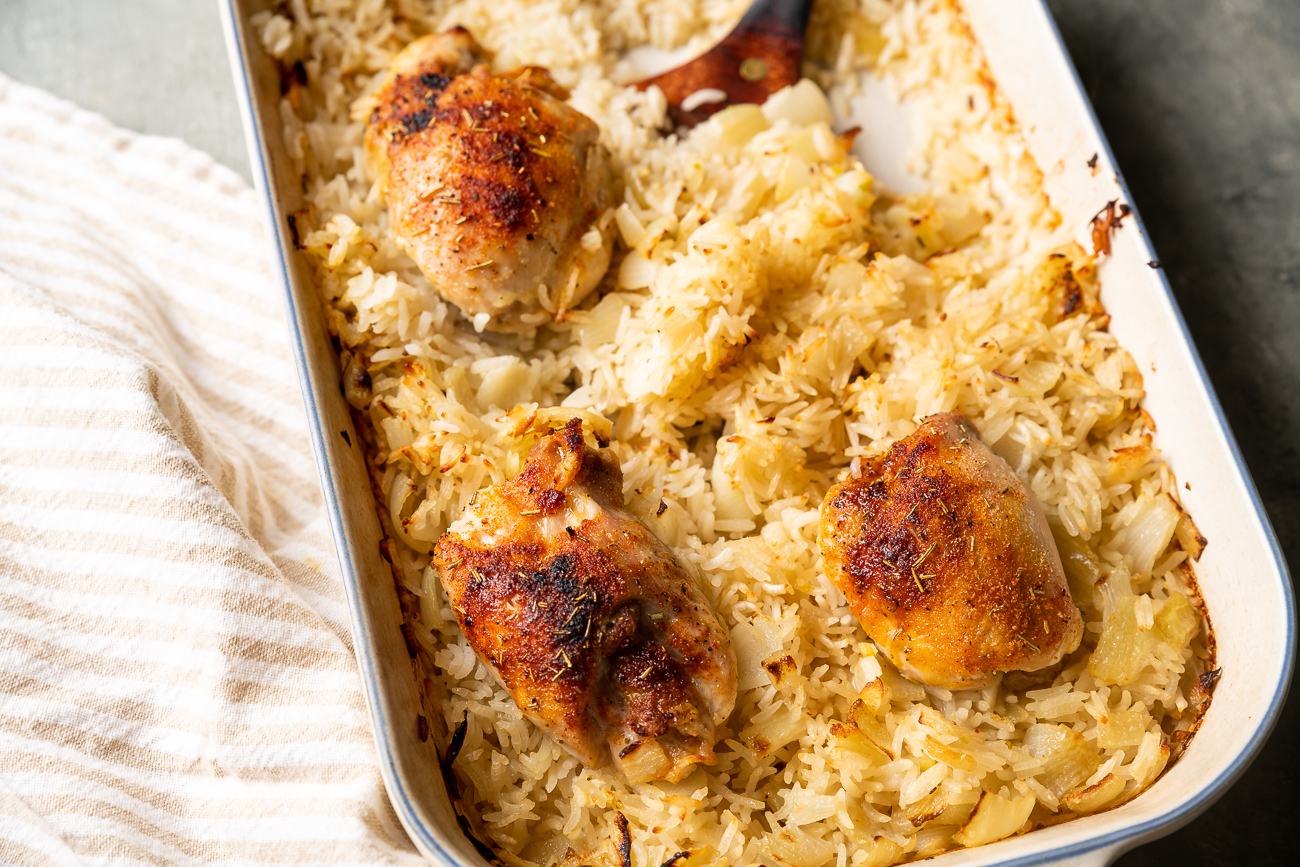 Baked Chicken And Rice