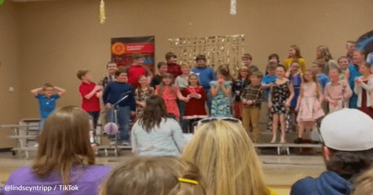 Young Boy Busts Out The Dance Moves At School Performance In Viral TikTok