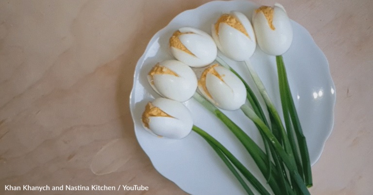 How To Make A Deviled-Egg Bouquet