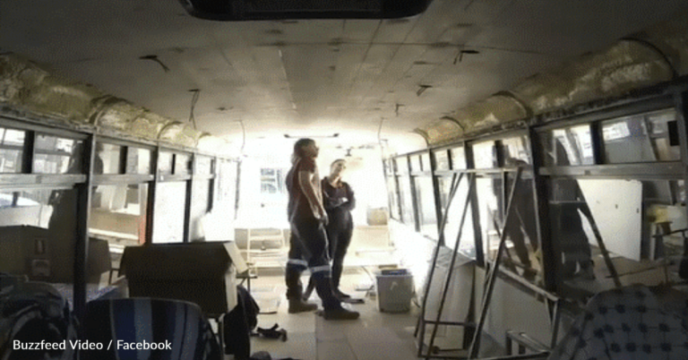Couple Transforms 40-Foot Bus Into Luxurious Tiny House On Wheels