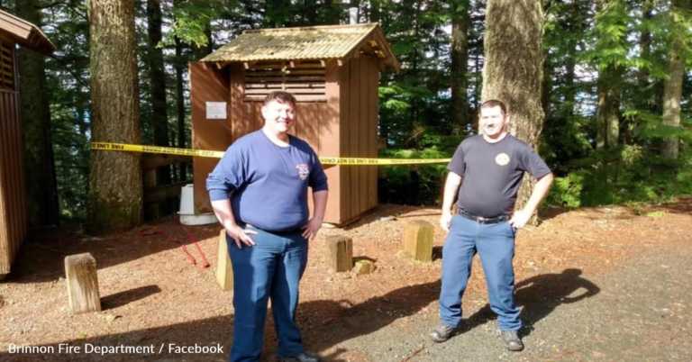 Firefighters Rescue Woman From Toilet After She Fell In Headfirst Trying To Get Her Phone