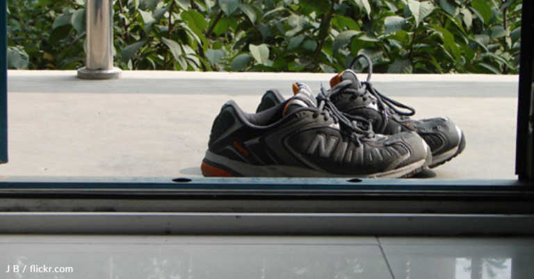 Why You Should Take Your Shoes Off At The Door