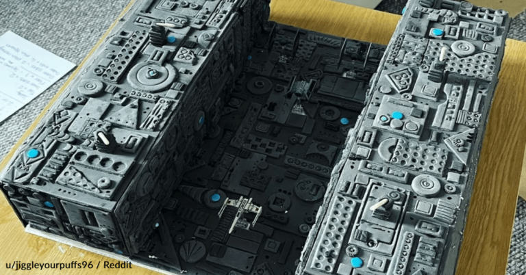 Woman Creates Realistic ‘Star Wars’ Cake Based On LEGO’s Meridian Trench
