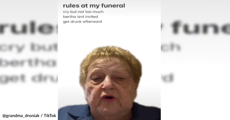 Grandma Goes Viral For Sharing The Rules She Wants At Her Funeral
