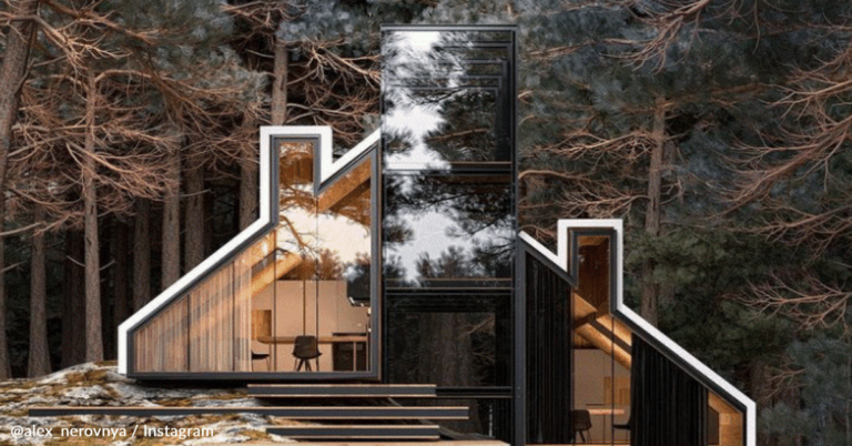 Architect Designs Glass Cabin In The Woods