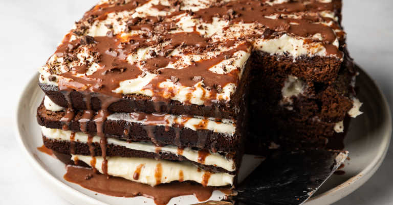 Copycat Olive Garden Chocolate Lasagna