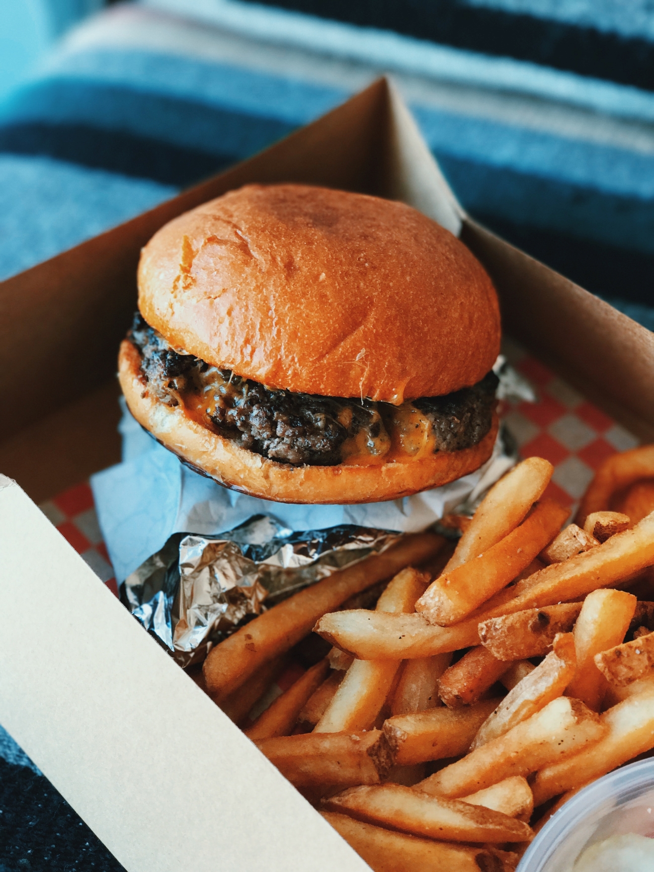 Burger and Fries