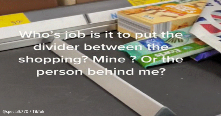 TikToker Sparks Debate Over Supermarket Divider Etiquette