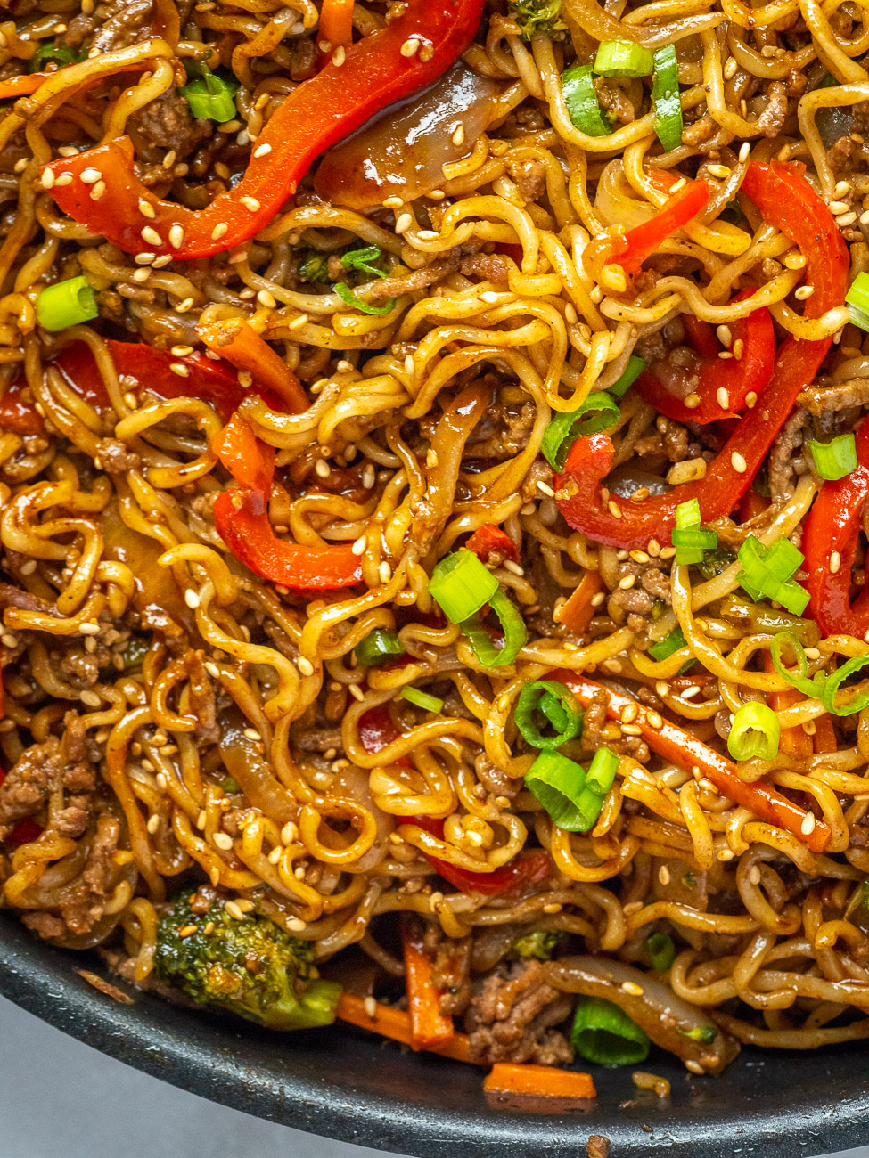 Quick & Easy Ground Beef Ramen Noodles - Together as Family