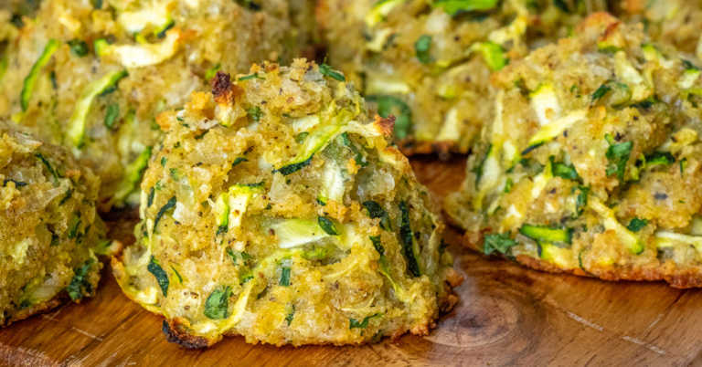 Zucchini Garlic Bites