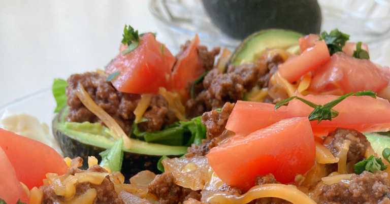 Taco-stuffed Avocados