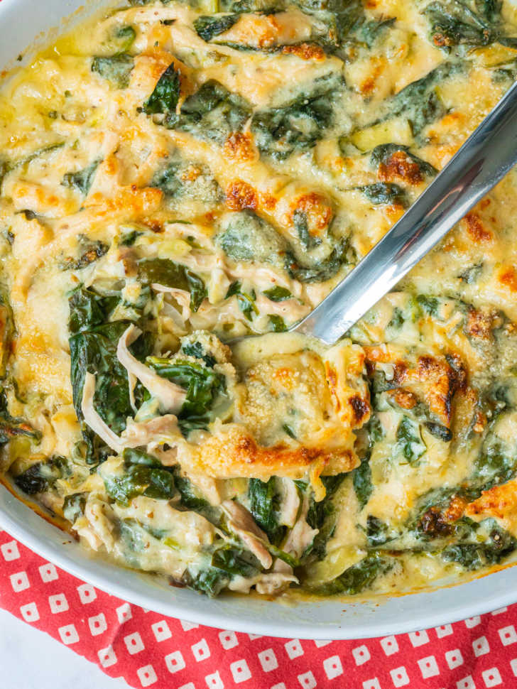 Easy Spinach Artichoke Casserole Recipe 2024 - AtOnce