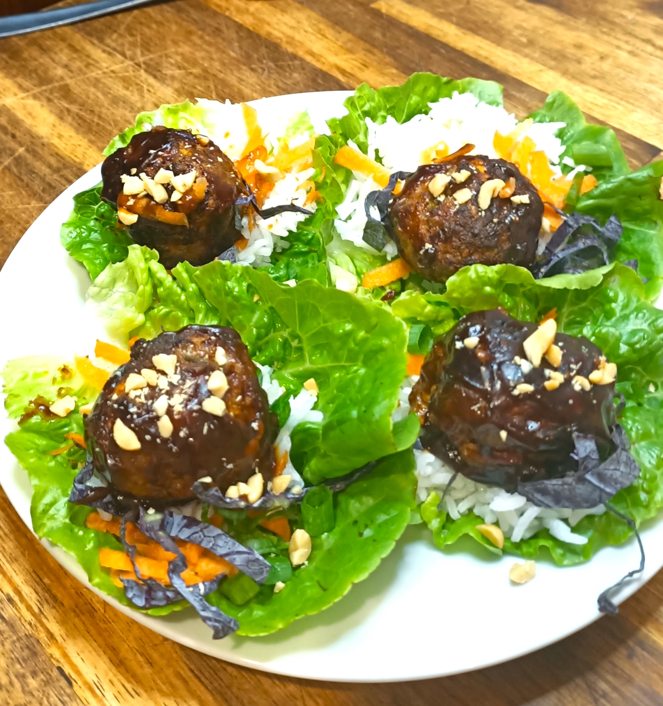 Teriyaki Meatball Lettuce Cups Vertical 6