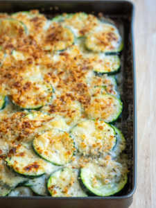 Cheesy Scalloped Zucchini | 12 Tomatoes