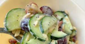 Cucumber Grape Salad