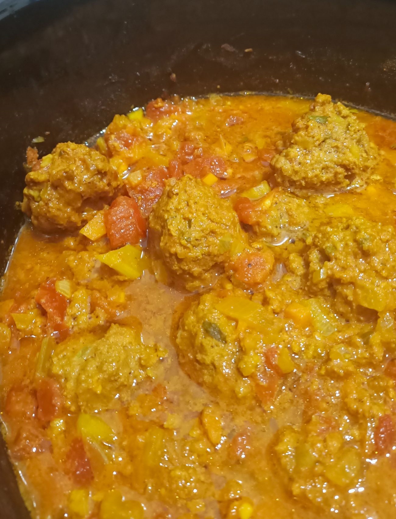 Slow Cooker Moroccan Meatballs Vertical 4