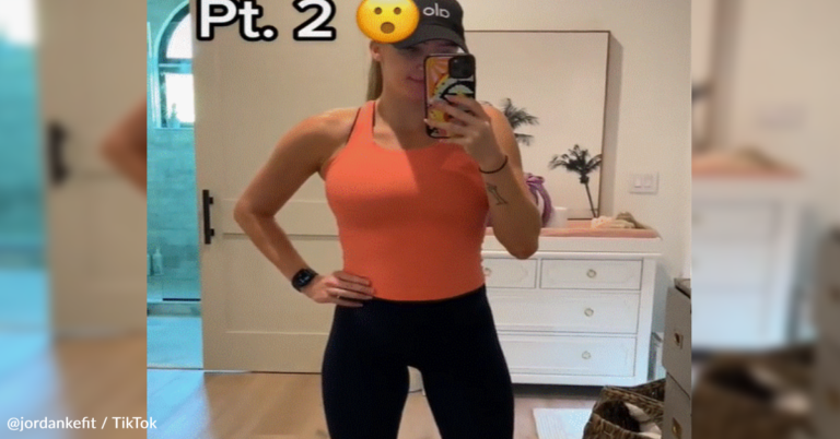 Woman’s Pregnant Belly Creates Optical Illusion When She Faces The Camera