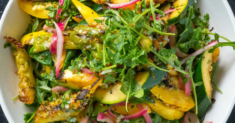 Grilled Summer Squash Salad