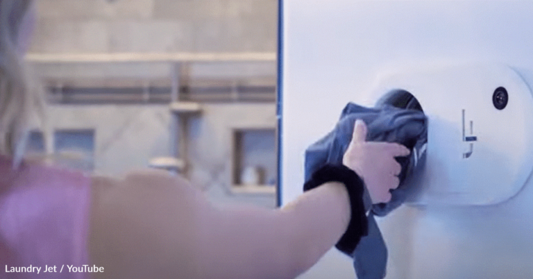 Air-Powered Chute Transports Laundry From Any Room To The Washer