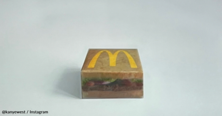 Kanye West Redesigns McDonald’s Burger Box
