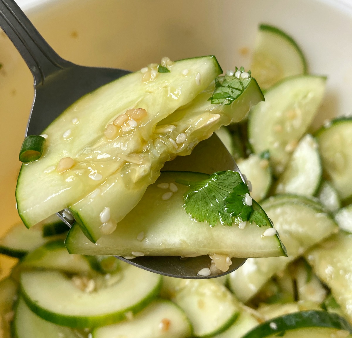 Chinese Cucumber Sesame Salad