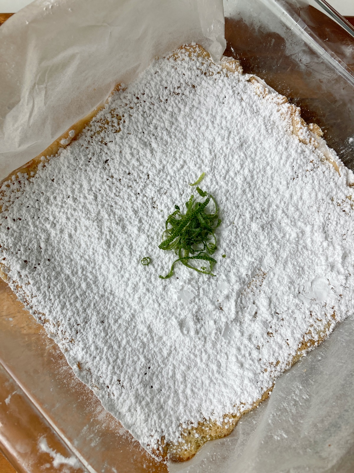 Key Lime Shortbread Bars