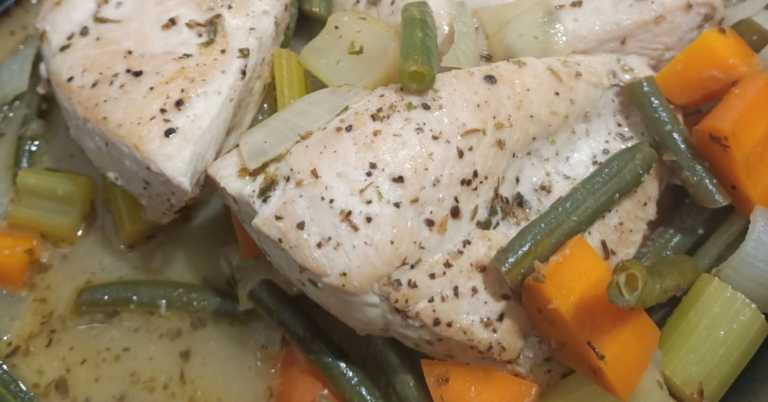 One Pan Herbs de Provence Chicken with Rustic Vegetables