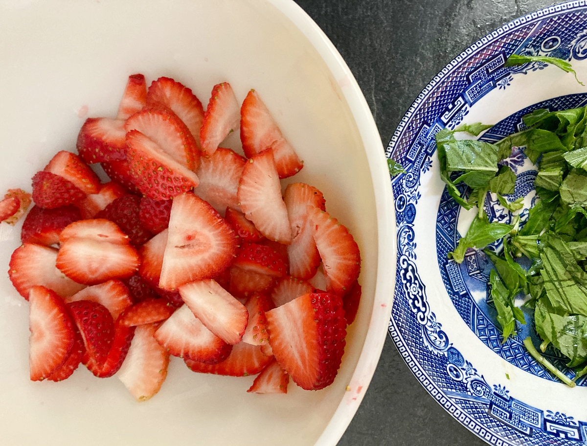 Strawberry Basil Salad