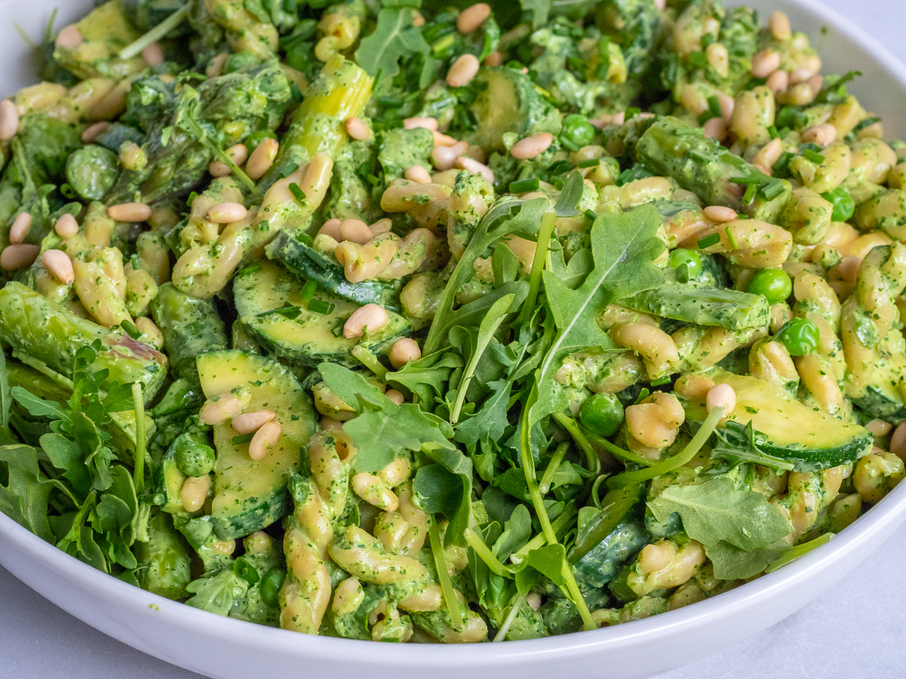 Green Goddess Pasta Salad Recipe 