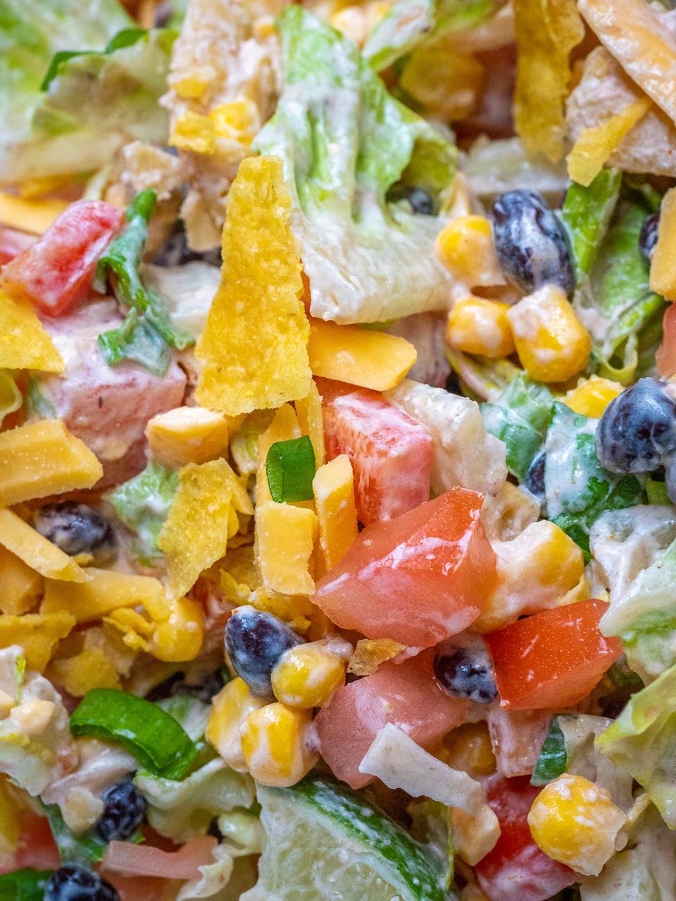 Southwest Chopped Salad - Peas and Crayons