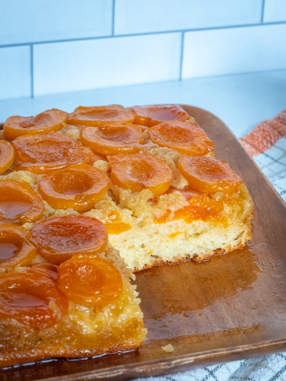 High Altitude Apricot Almond Cake - Curly Girl Kitchen