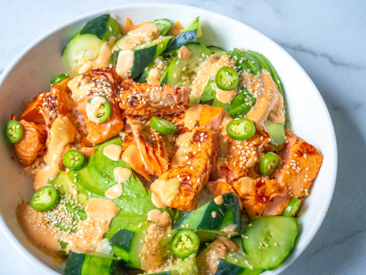 Spicy Salmon Sushi Bowl | 12 Tomatoes