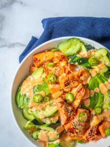 Spicy Salmon Sushi Bowl | 12 Tomatoes