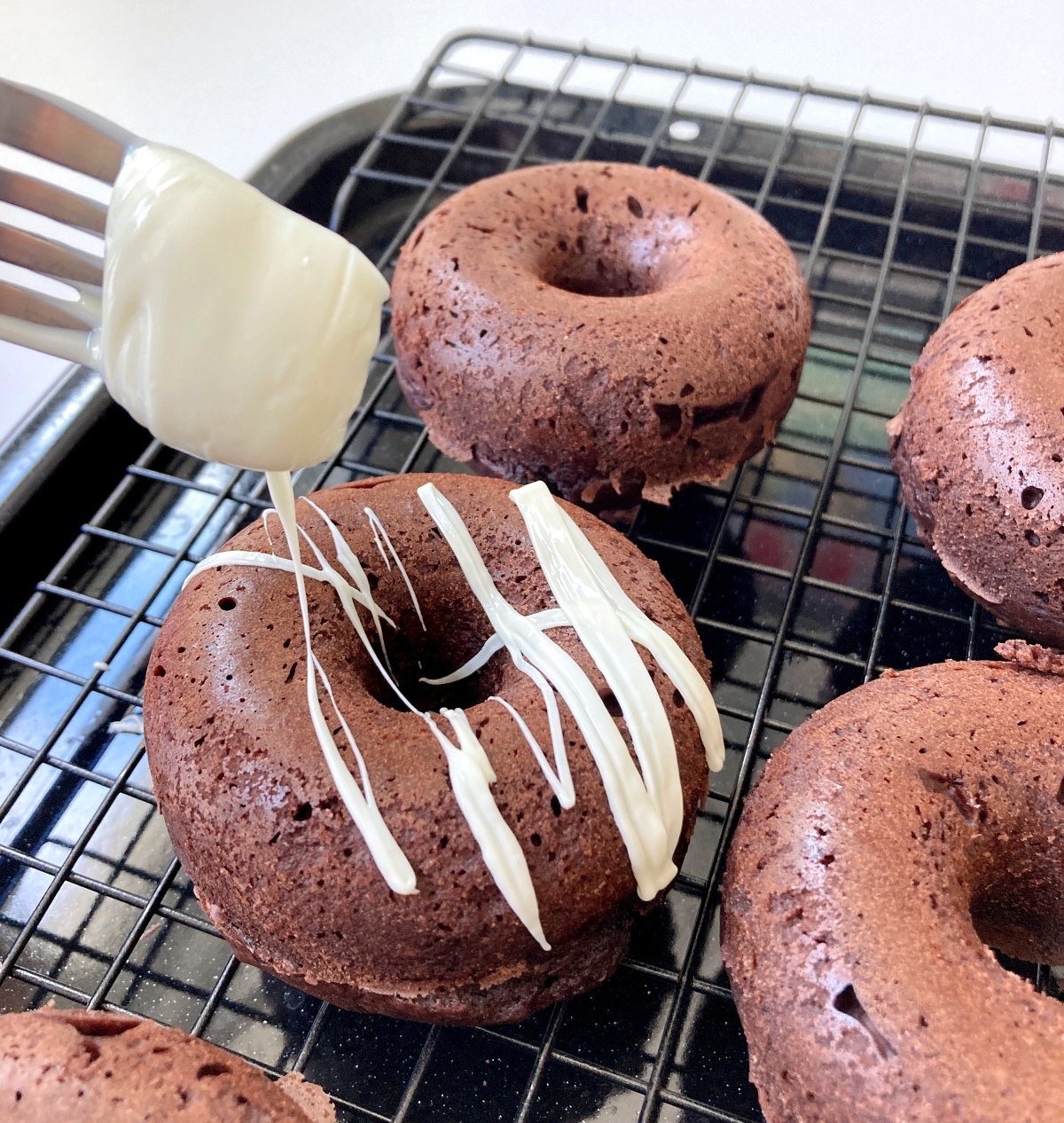 Baked Oreo Donuts