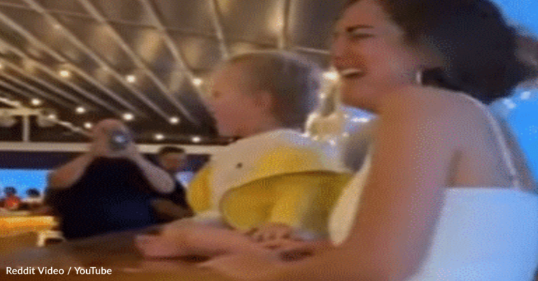 Restaurant Cheers Every Time A Baby Raises His Arms