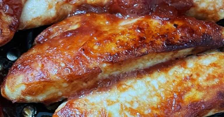 Air Fryer Chicken Tenders with Homestyle BBQ Sauce