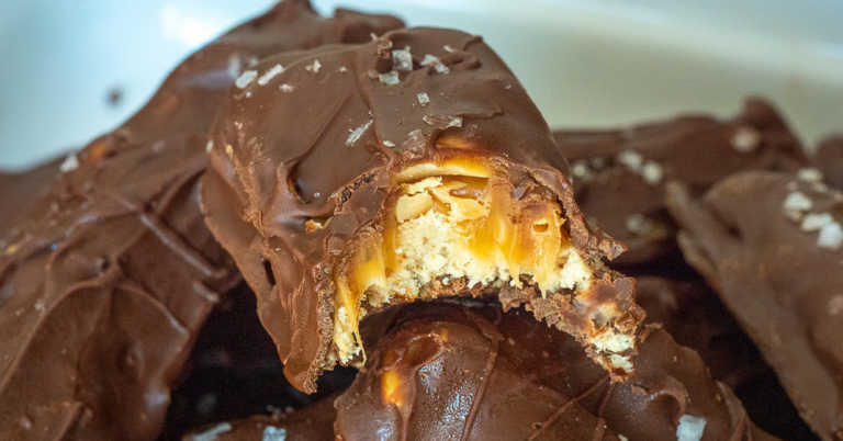 Salted Caramel Monster Bars