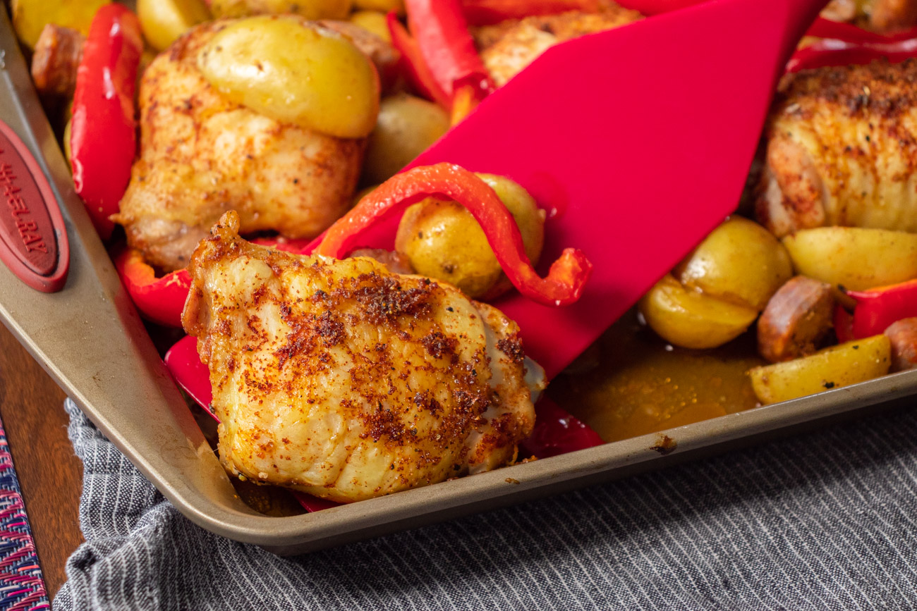 Sheet Pan Spanish Chicken