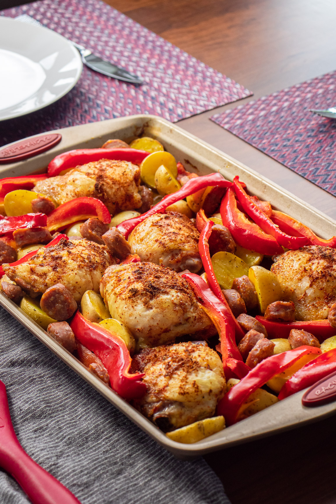 Sheet Pan Spanish Chicken