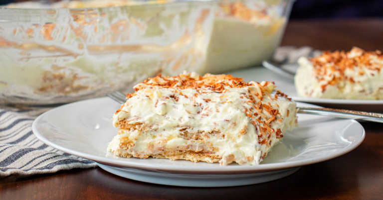 Piña Colada Icebox Cake