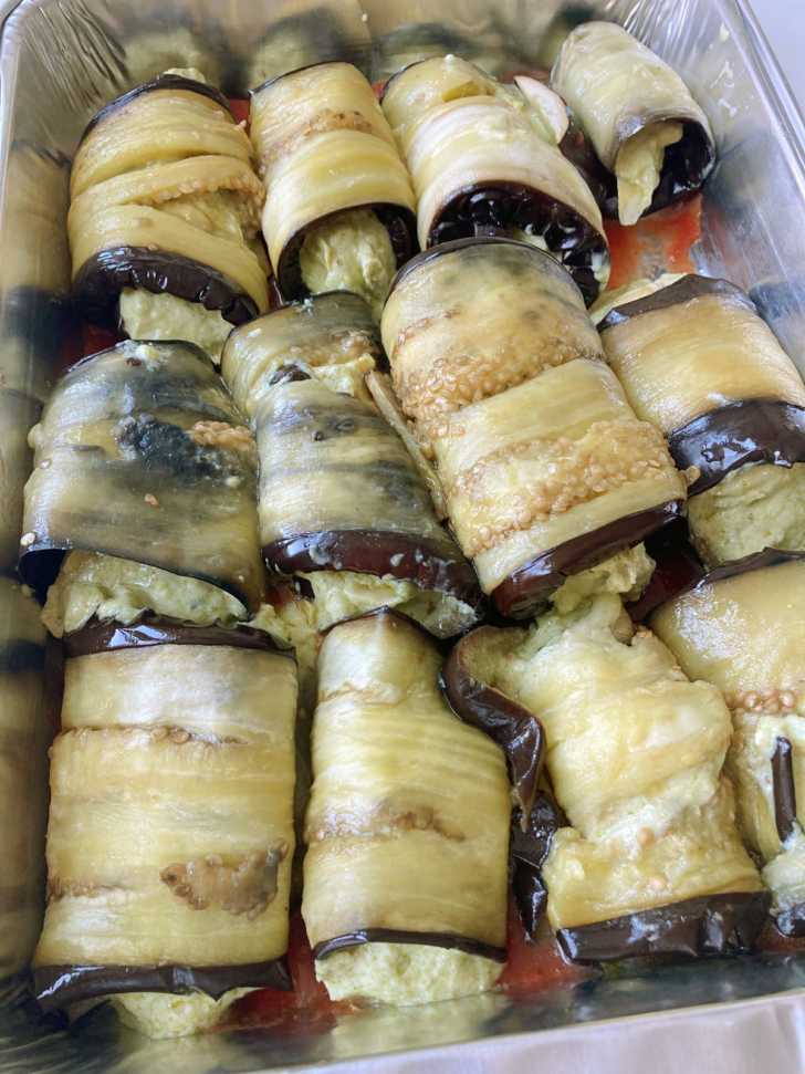 Eggplant Roulade 12 Tomatoes