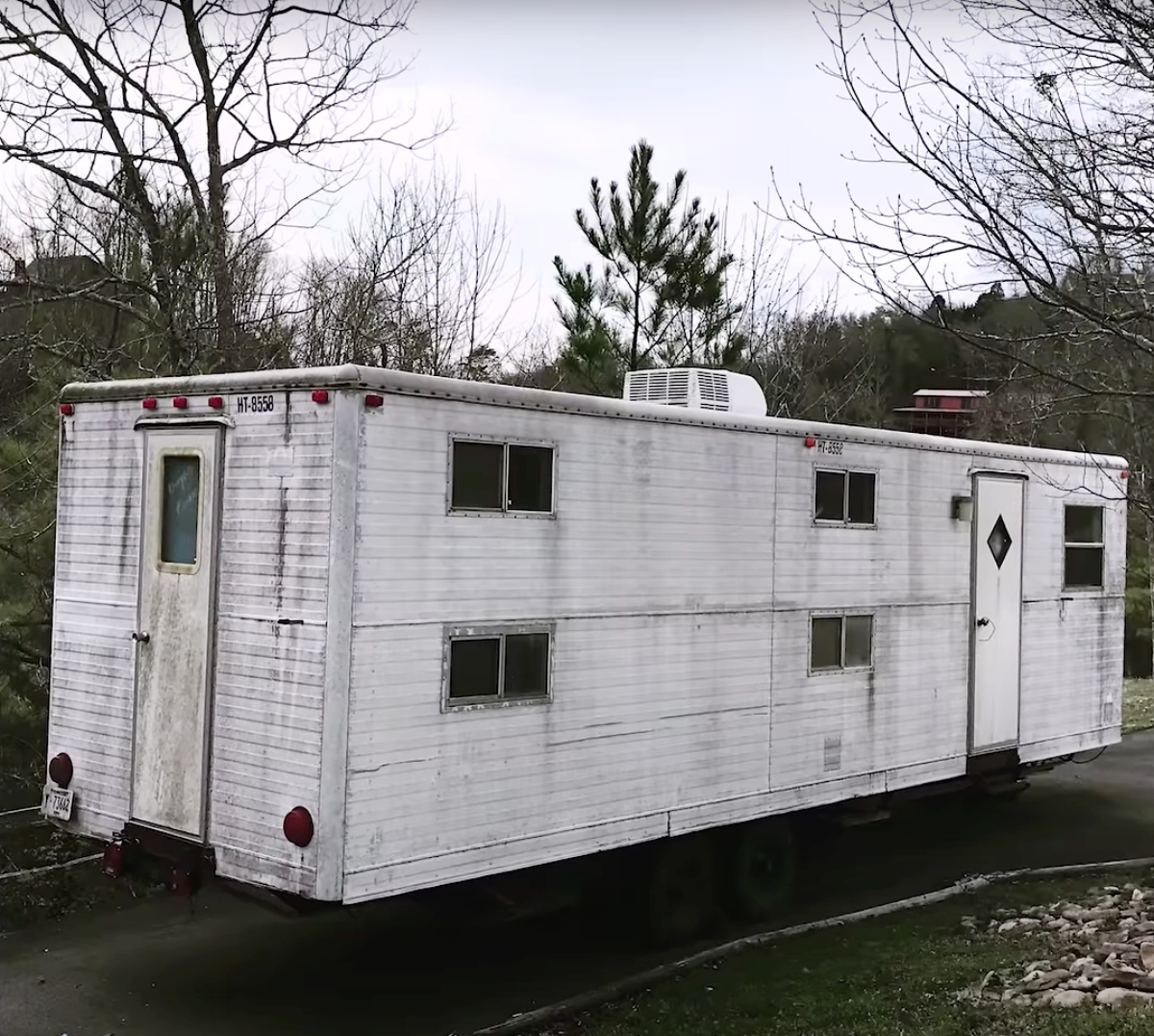 trailer home from railroad auction