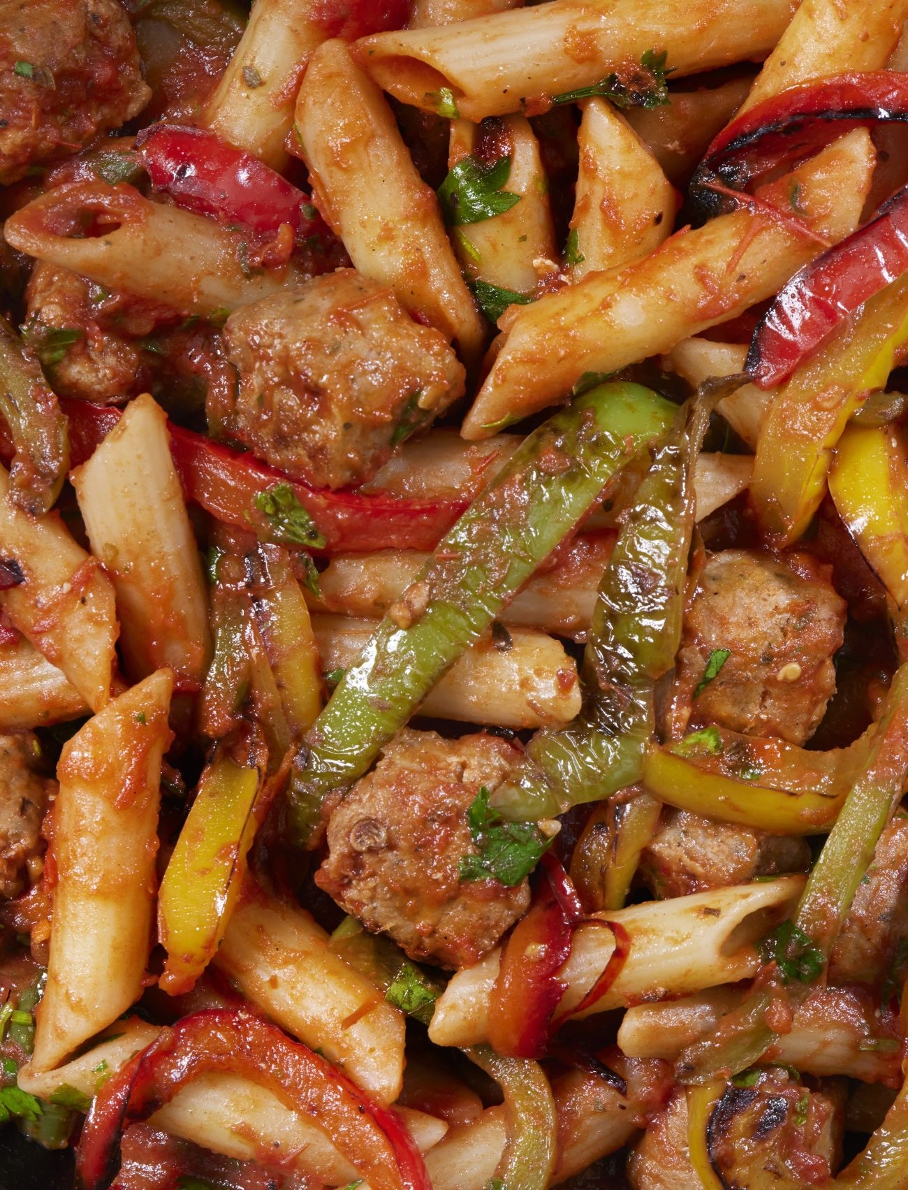 Sausage and Pepper Penne Vertical 2