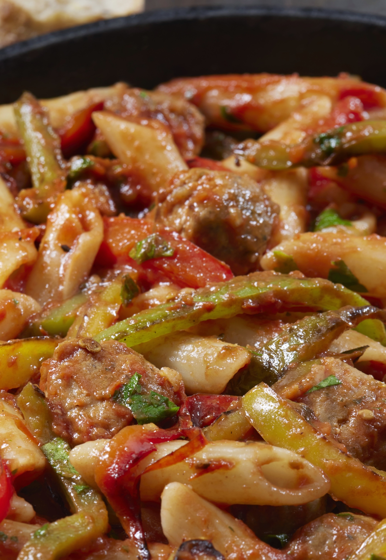 Sausage and Pepper Penne Vertical 4