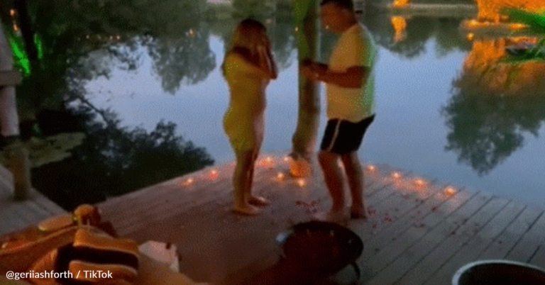 Girl’s Dream Proposal Goes Terribly Wrong When Her Ring Falls Into The Lake