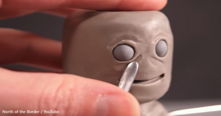 Artists Transforms Plain Clay Into A Realistic Lego Man