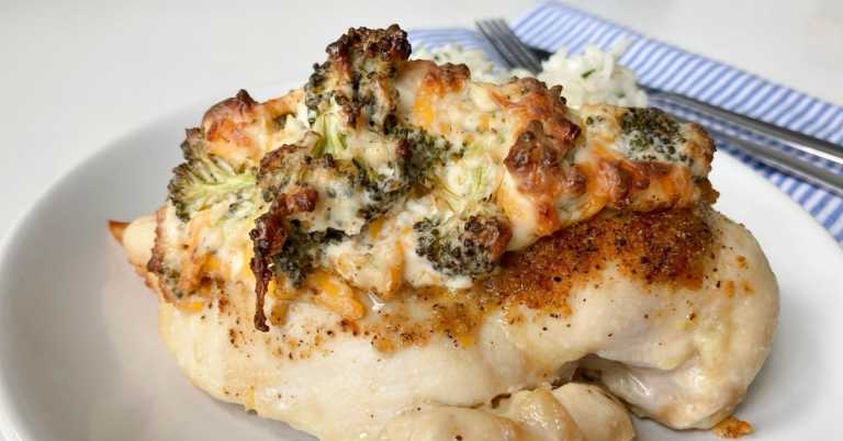 Broccoli Cheese Stuffed Chicken