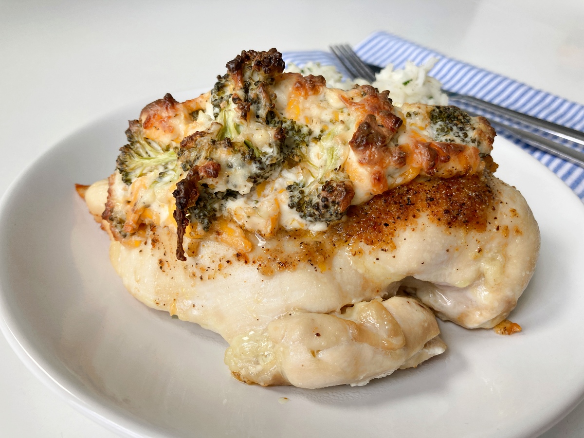 Broccoli Cheese Stuffed Chicken