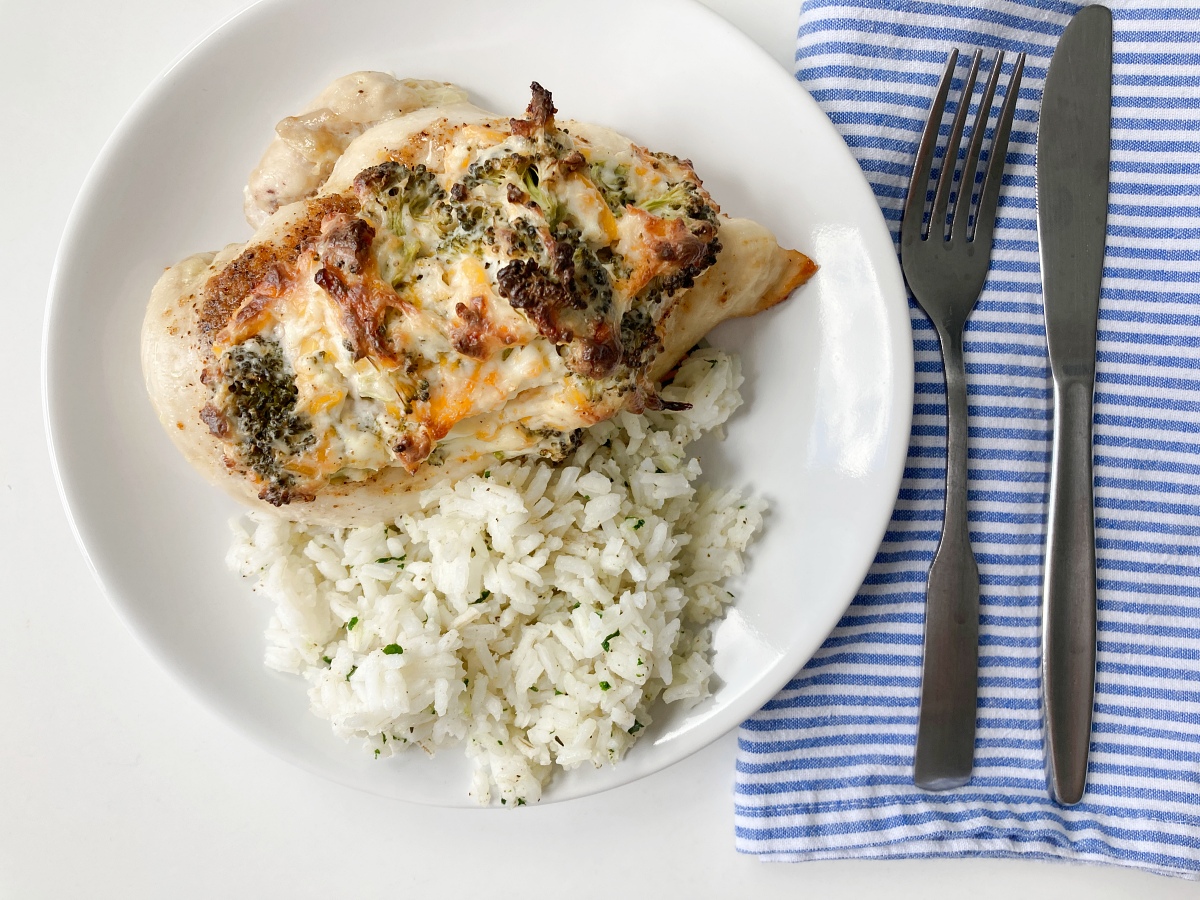 Broccoli Cheese Stuffed Chicken